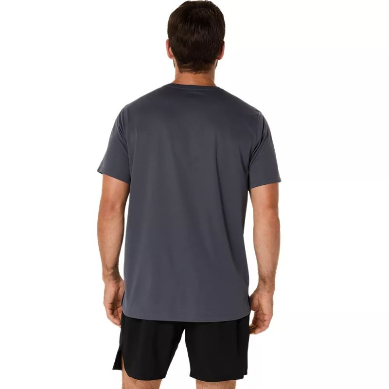 ASICS Mens Silver SS Running Top