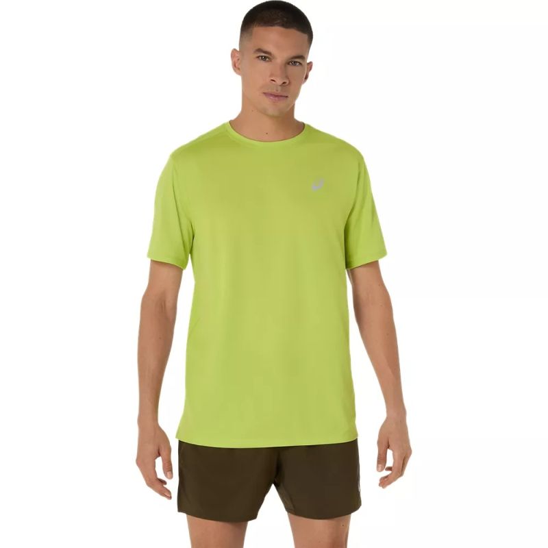 ASICS Mens Silver SS Running Top
