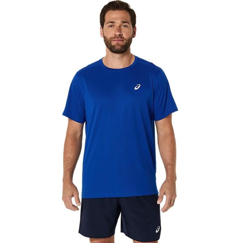 ASICS Mens Silver SS Running Top
