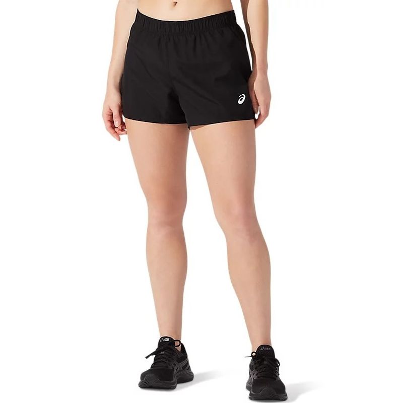ASICS Womens Silver 4-inch Running Shorts