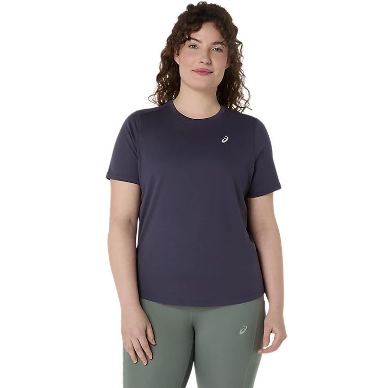 ASICS Womens Silver SS Running Top
