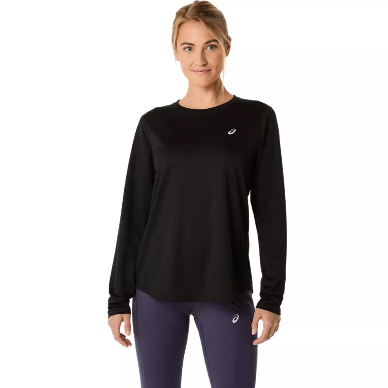 ASICS Womens Silver Long Sleeve Running Tee