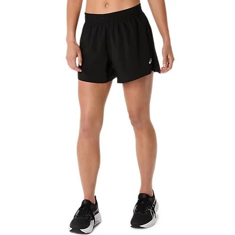 ASICS Womens Silver 4-inch Running Shorts