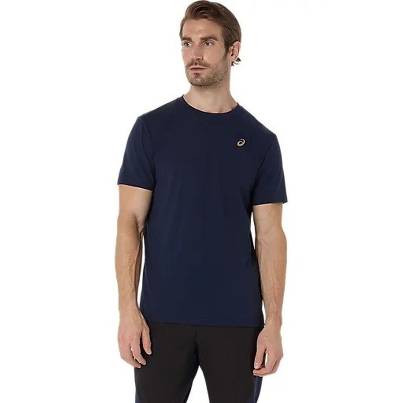 ASICS Mens Spiral Embroidery Tee