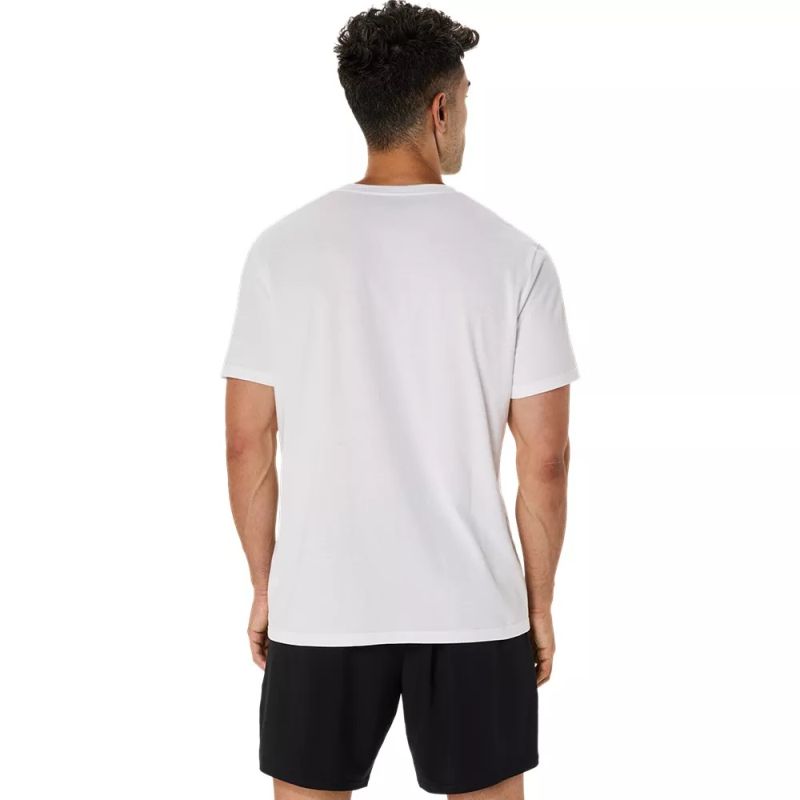 ASICS Mens Spiral Logo Graphic Tee