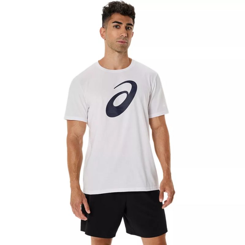 ASICS Mens Spiral Logo Graphic Tee