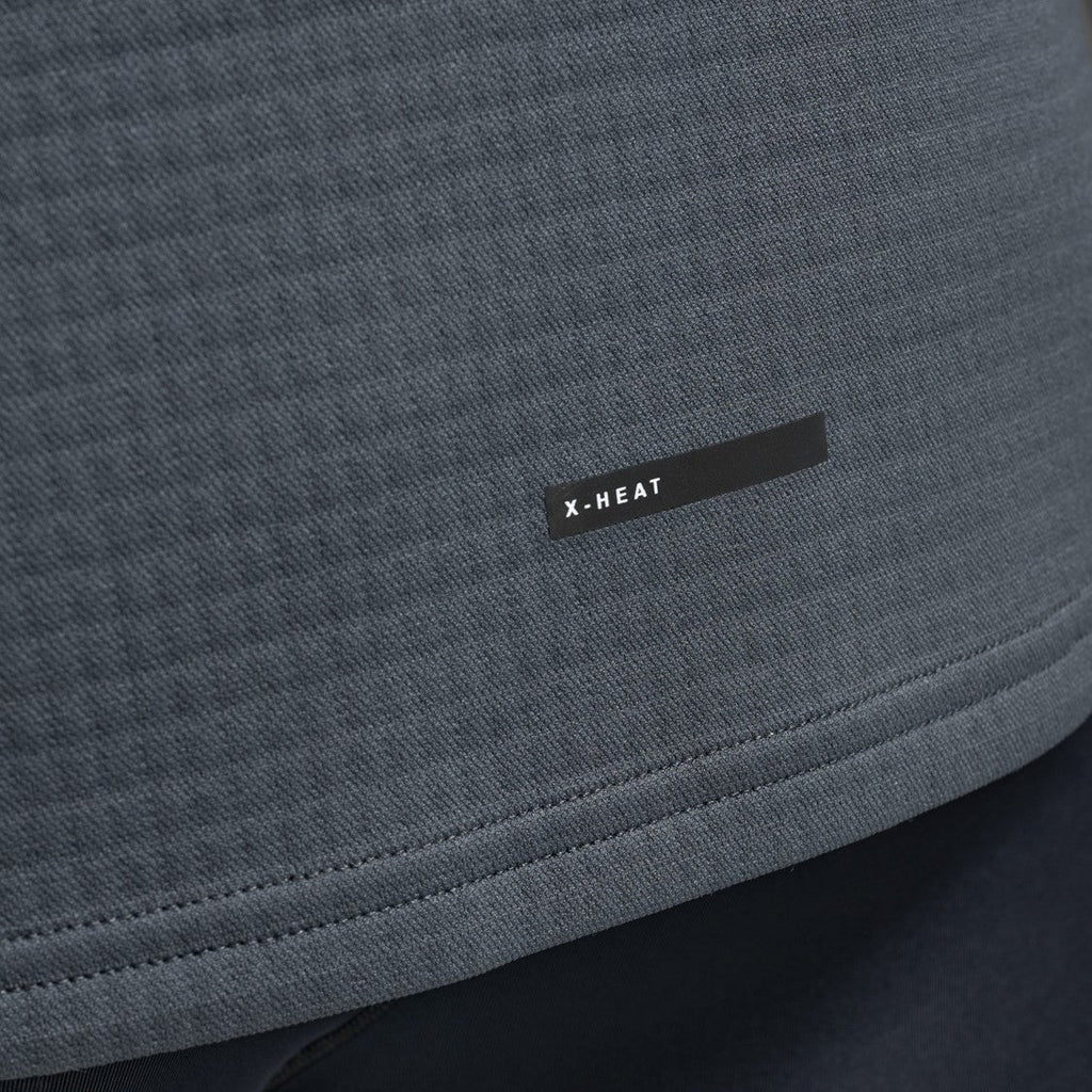 2XU Ignition Hyper-Haptic 1/4 Zip Fleece | Turbulence / Black Reflective | Mens