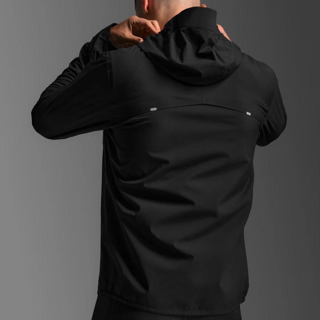 2XU Ignition Shield Jacket | Black / Silver Reflective | Mens