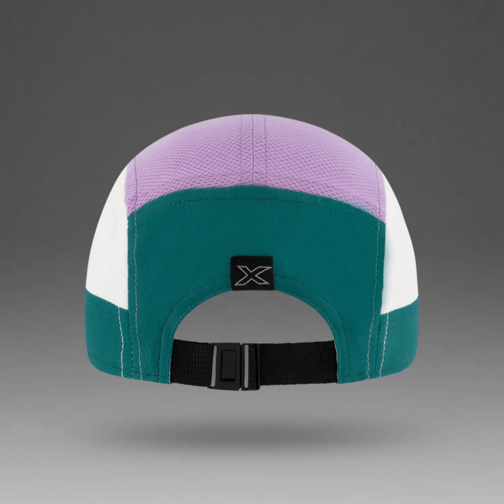 2XU Light Speed Cap | Slate Green / Grape Fizz