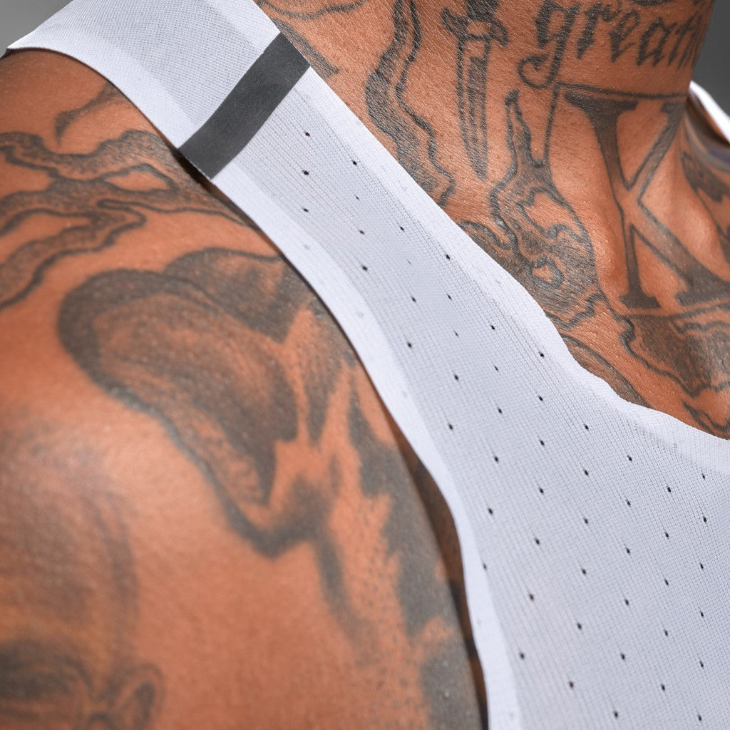 2XU Light Speed React Singlet | Blue Gradient / Black Reflective | Mens