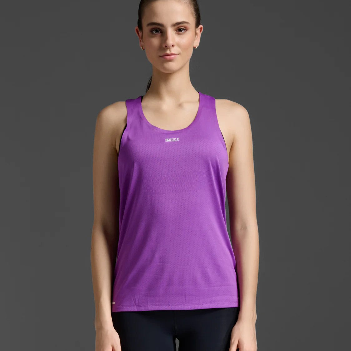 2XU Light Speed Tech Singlet | Thistle / White Reflective | Womens