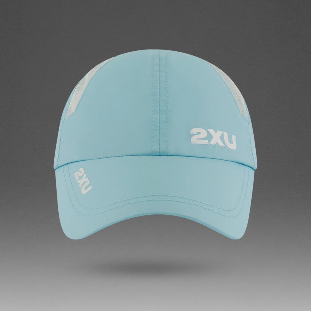 2XU Run Cap | Retro Blue / White