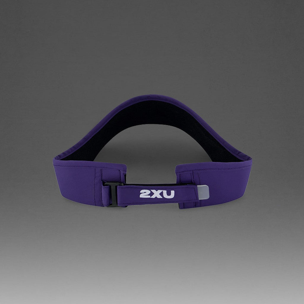 2XU Run Visor | Future Dusk / White