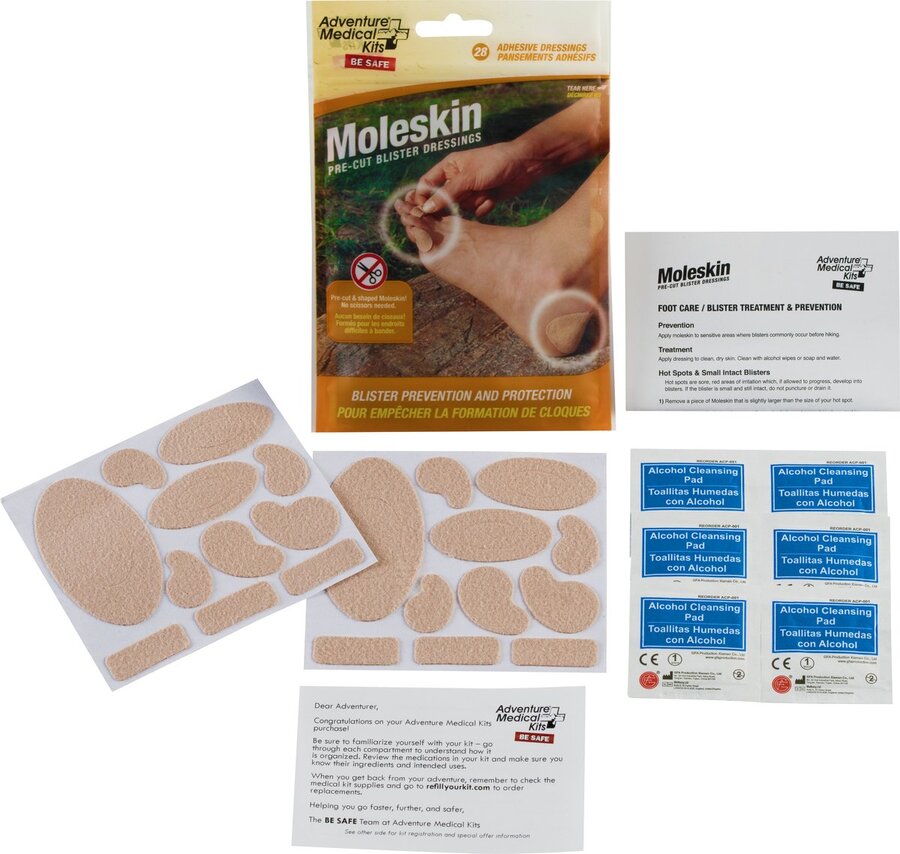 AMK Moleskin Pre-Cut Blister Dressings