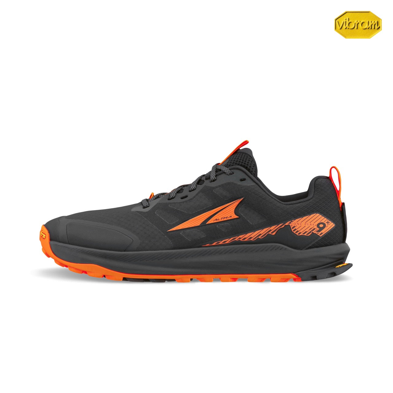 Altra Men's Lone Peak 9+ - Black/Orange