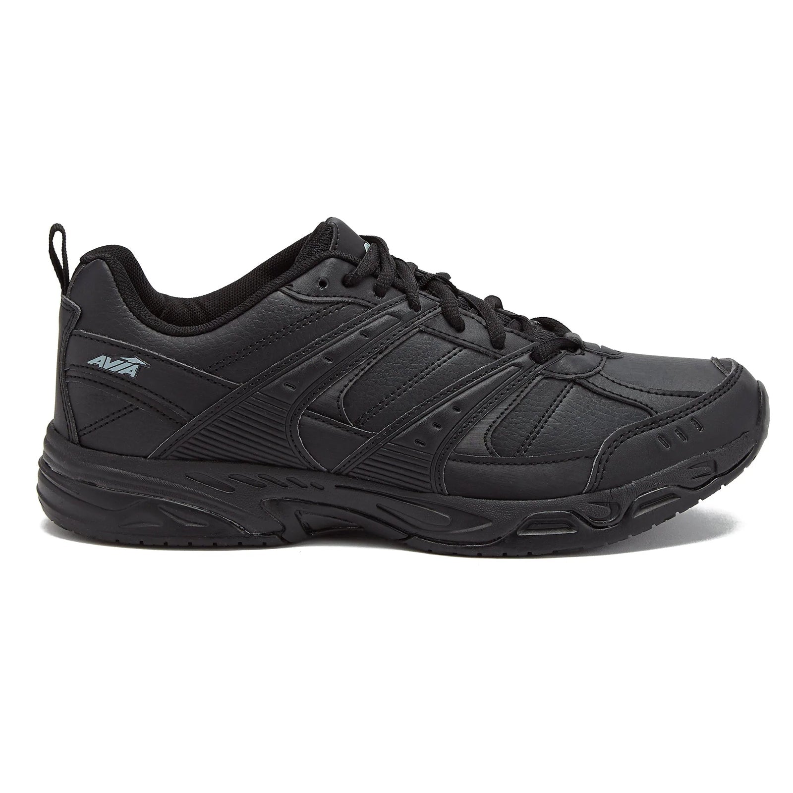 Avia Men's A1440MBSV Avi-Union II Black Slip Resistant Work Shoes