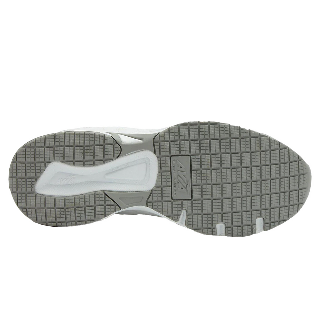 Avia Women's Avi-Union II A1440WWSV White Silver Slip Resistant Work Shoes