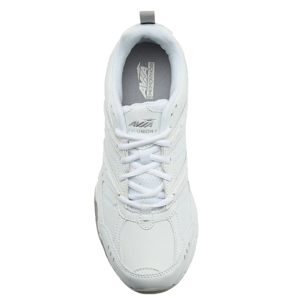 Avia Women's Avi-Union II A1440WWSV White Silver Slip Resistant Work Shoes