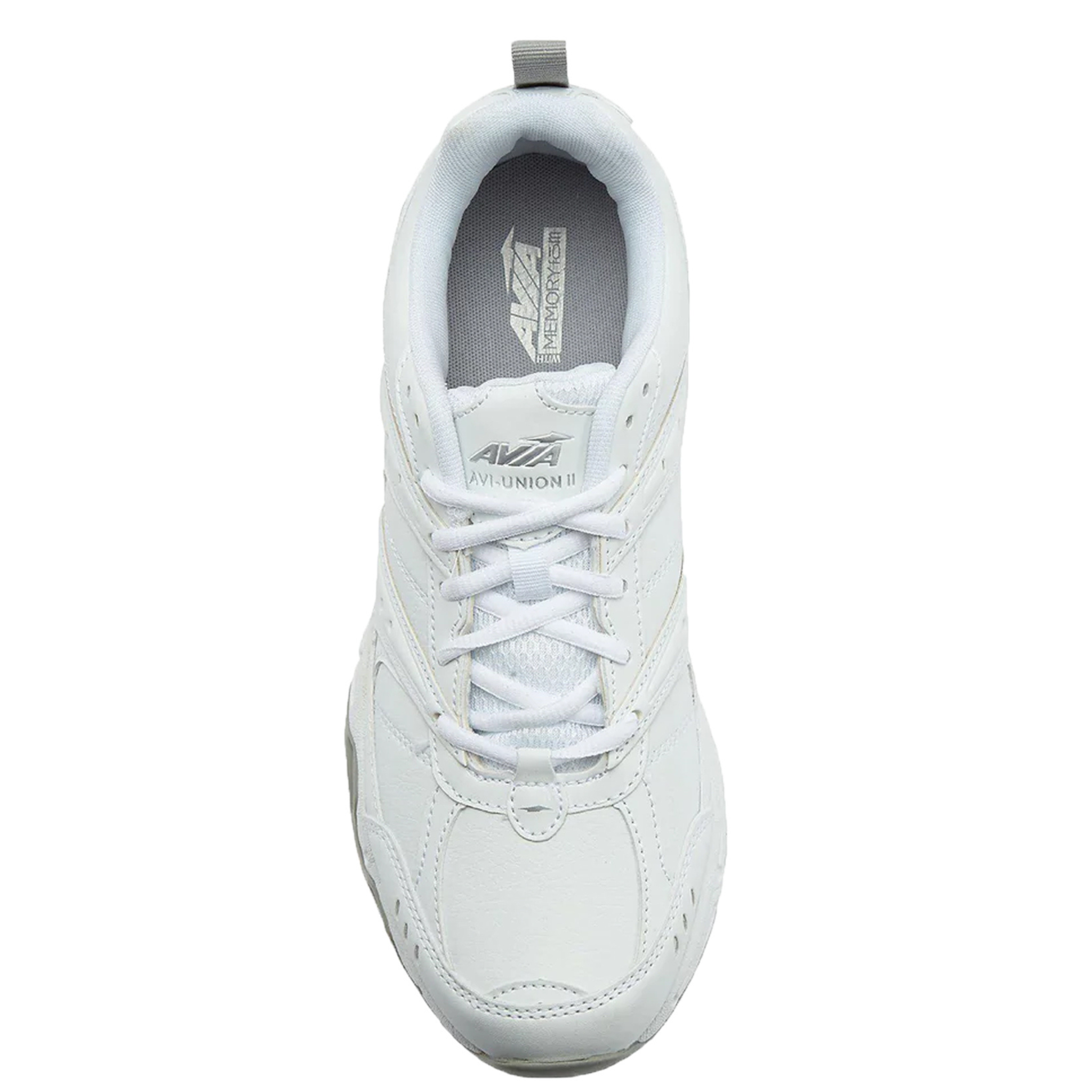 Avia Women's Avi-Union II A1440WWSV White Silver Slip Resistant Work Shoes