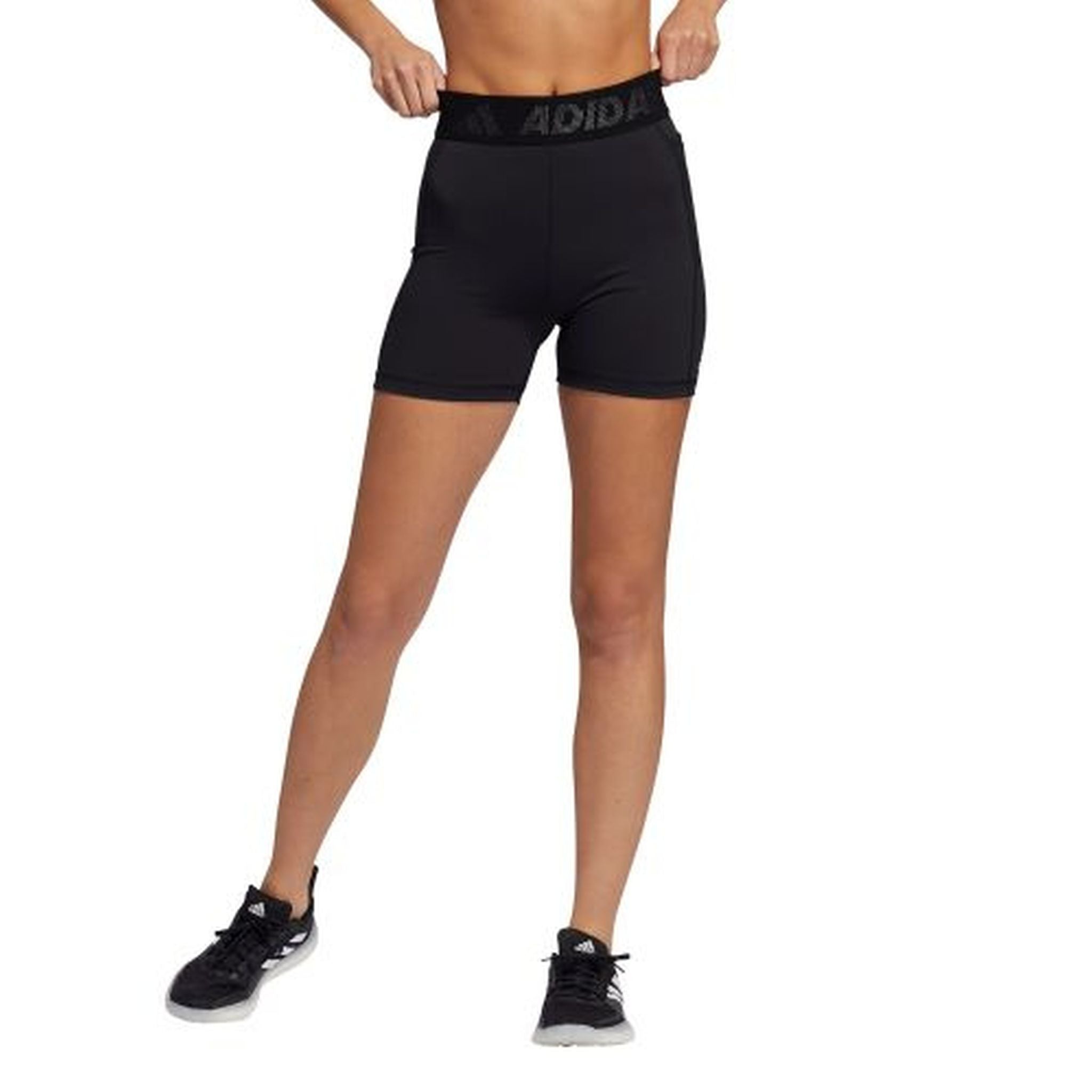 Adidas Womens Techfit Badge of Sport 5-inch Shorts
