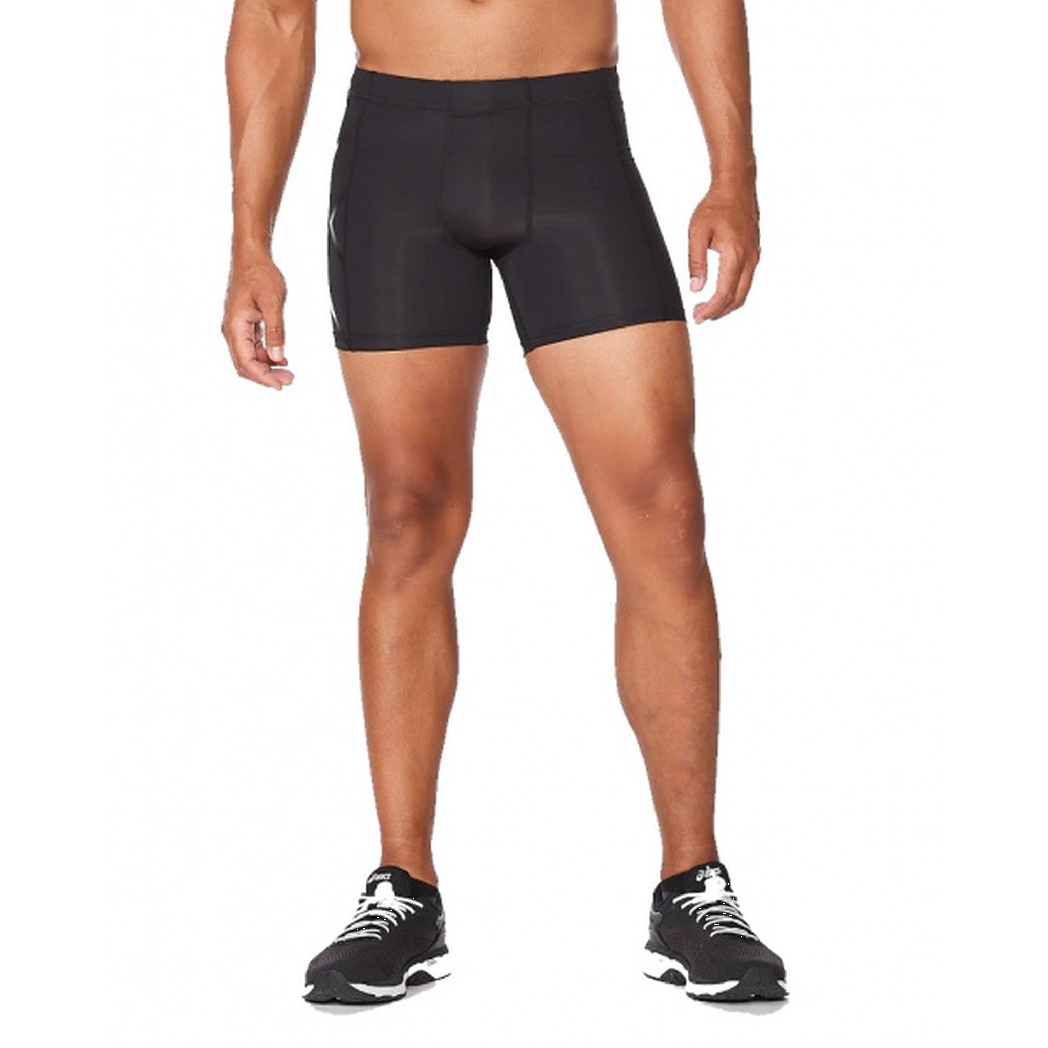 2XU Mens TR2 Compression 1/2 Shorts