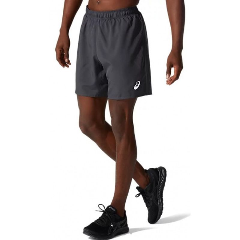ASICS Mens Silver 7-inch Running Shorts