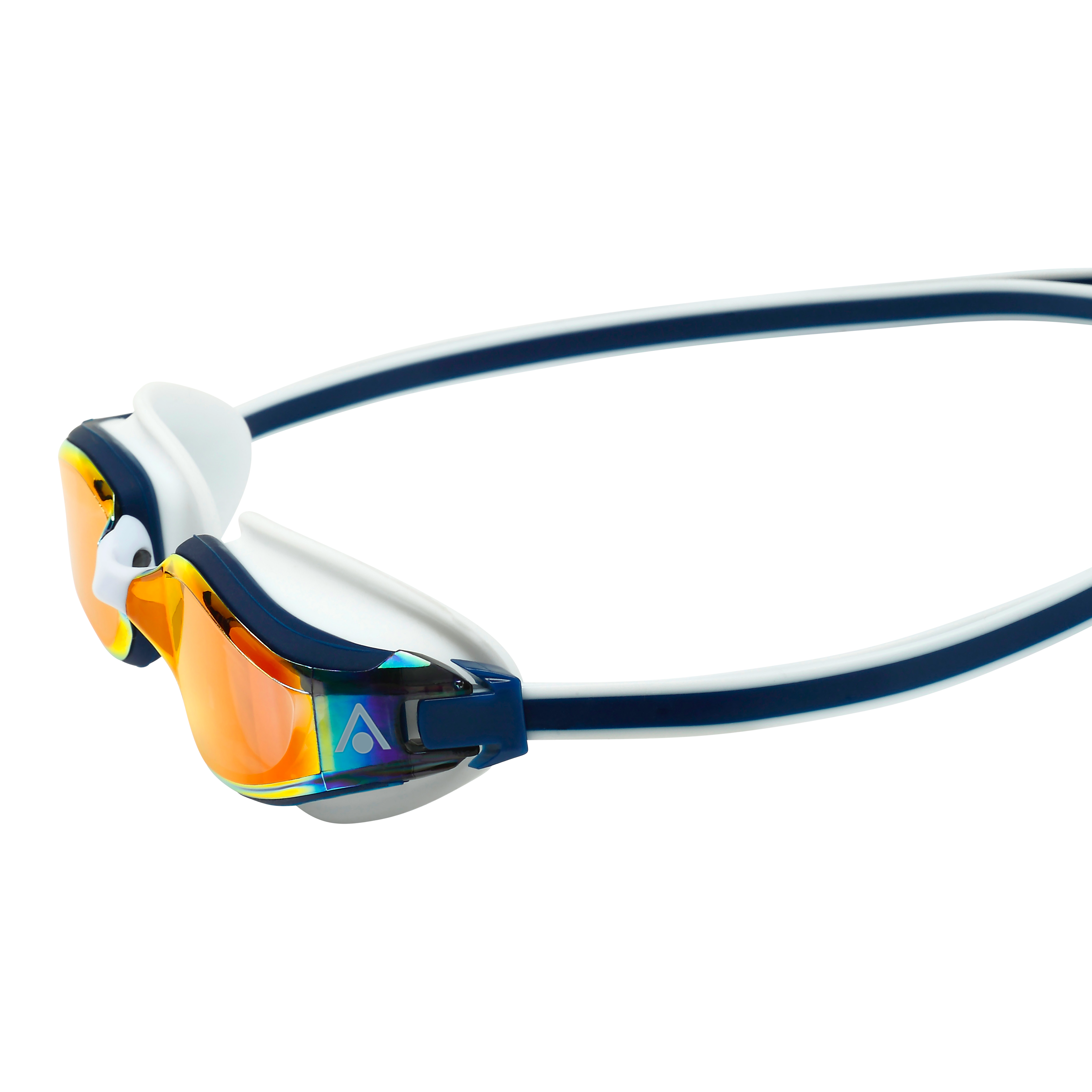 Aqua Sphere Fastlane.A1 - Navy Blue/Red - Red Titanium Mirrored