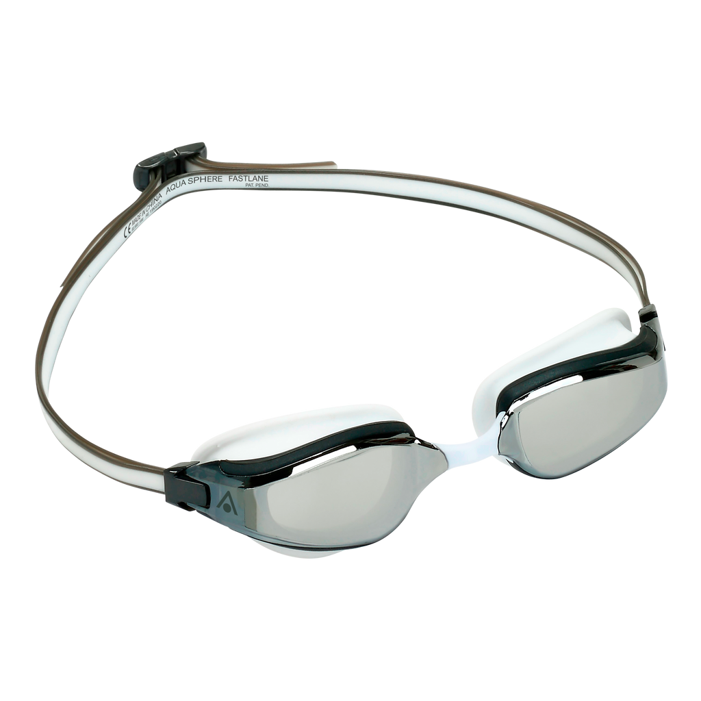 Aqua Sphere Fastlane.A1 - White/Gray - Silver Titanium Mirrored