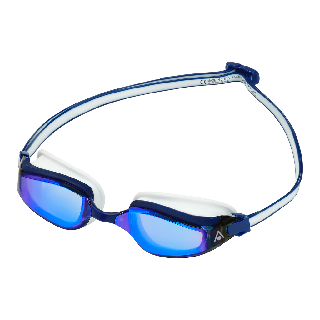 Aqua Sphere Fastlane.A1 - Blue/White - Blue Titanium Mirrored
