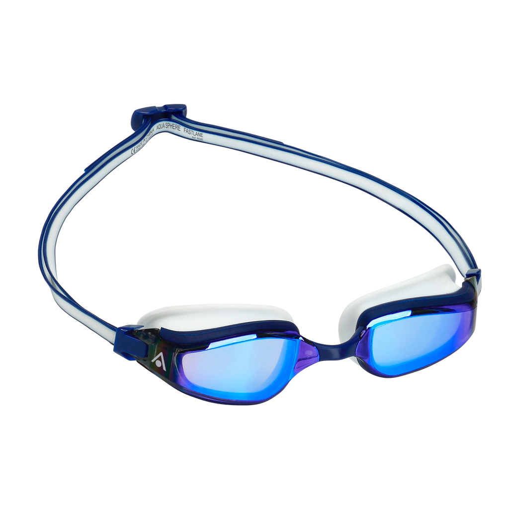 Aqua Sphere Fastlane.A1 - Blue/White - Blue Titanium Mirrored