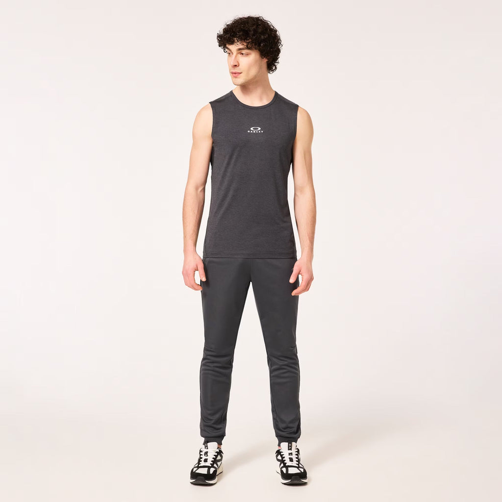 Oakley O Fit RC Sleeveless Tee - Black/Grey Heather