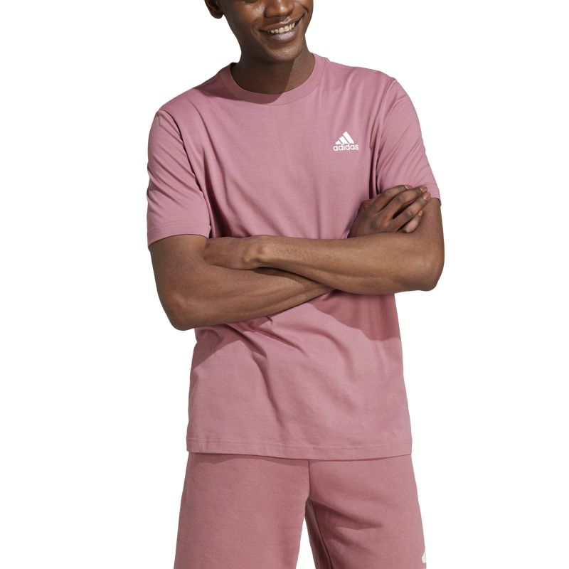 Adidas Mens Essentials Single Jersey Small Logo Tee