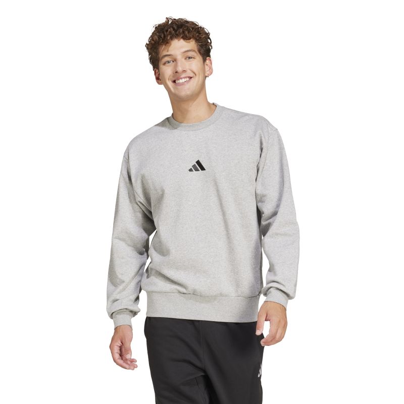 Adidas Mens Essentials Feelcozy Fleece Sweatshirt