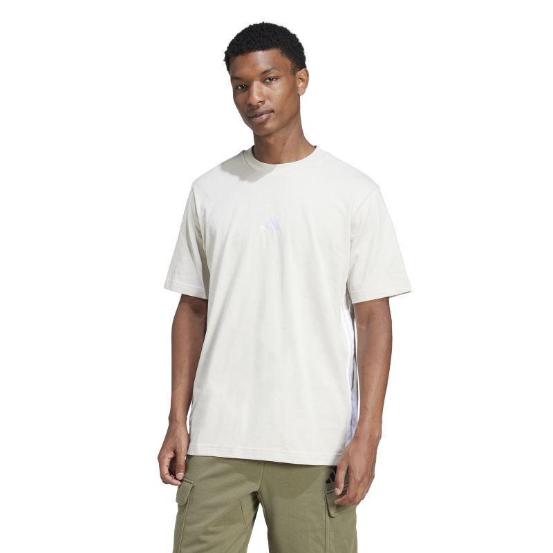 Adidas Mens Essentials 3-Stripes Single Jersey Tee