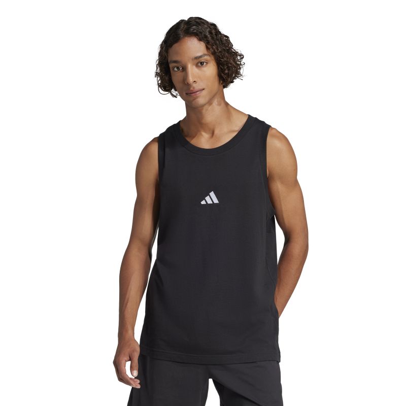 Adidas Mens Essentials Small Logo Tank