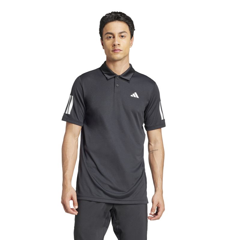 Adidas Mens Club Tennis 3-Stripes Polo