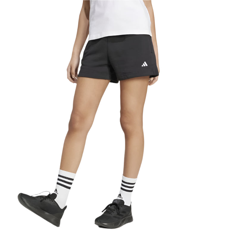 Adidas Womens Essentials Small Logo Fleece Shorts
