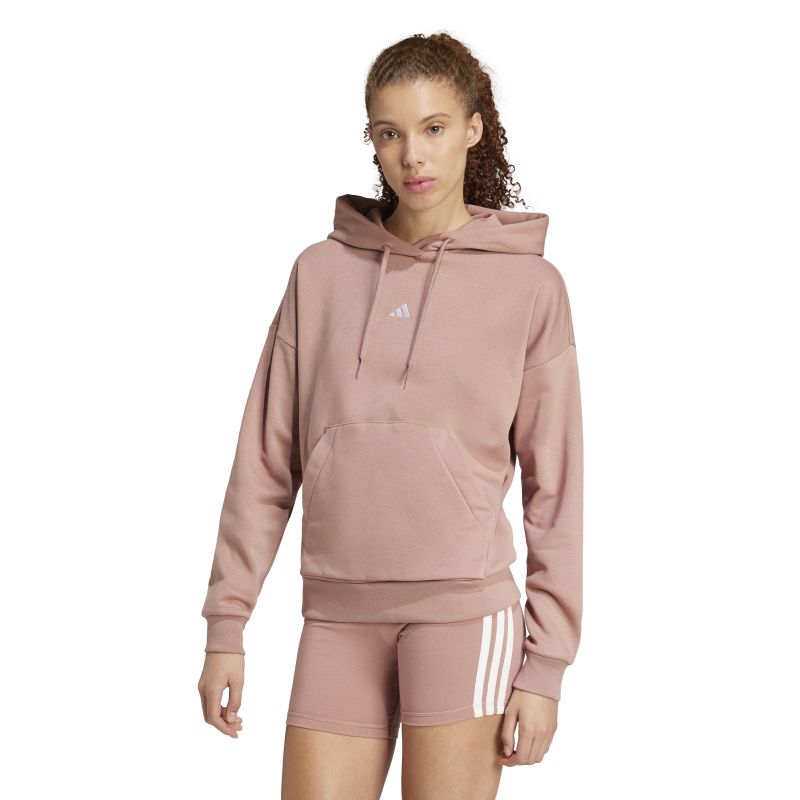 Adidas Womens Essentials Small Logo Feel Cozy Hoodie