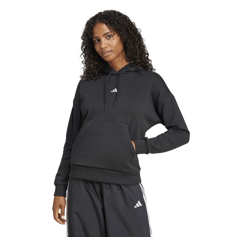 Adidas Womens Essentials Small Logo Feel Cozy Hoodie