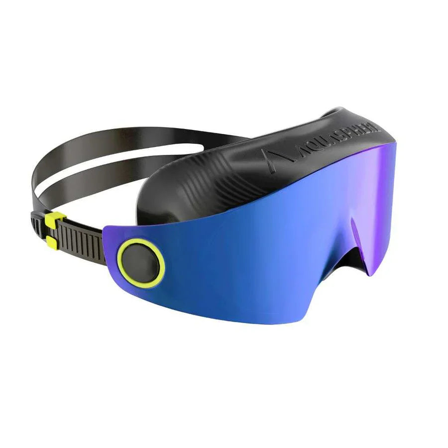 Aqua Sphere Defy.Ultra Blue Titanium Mirrored - Black Bright Yellow