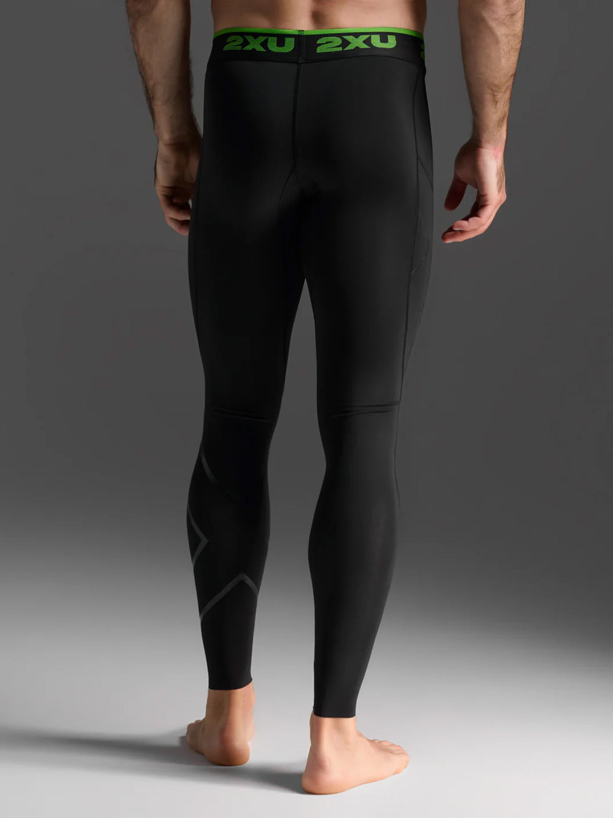 2XU Men's Refresh Recovery Comp Tights - Black/Nero