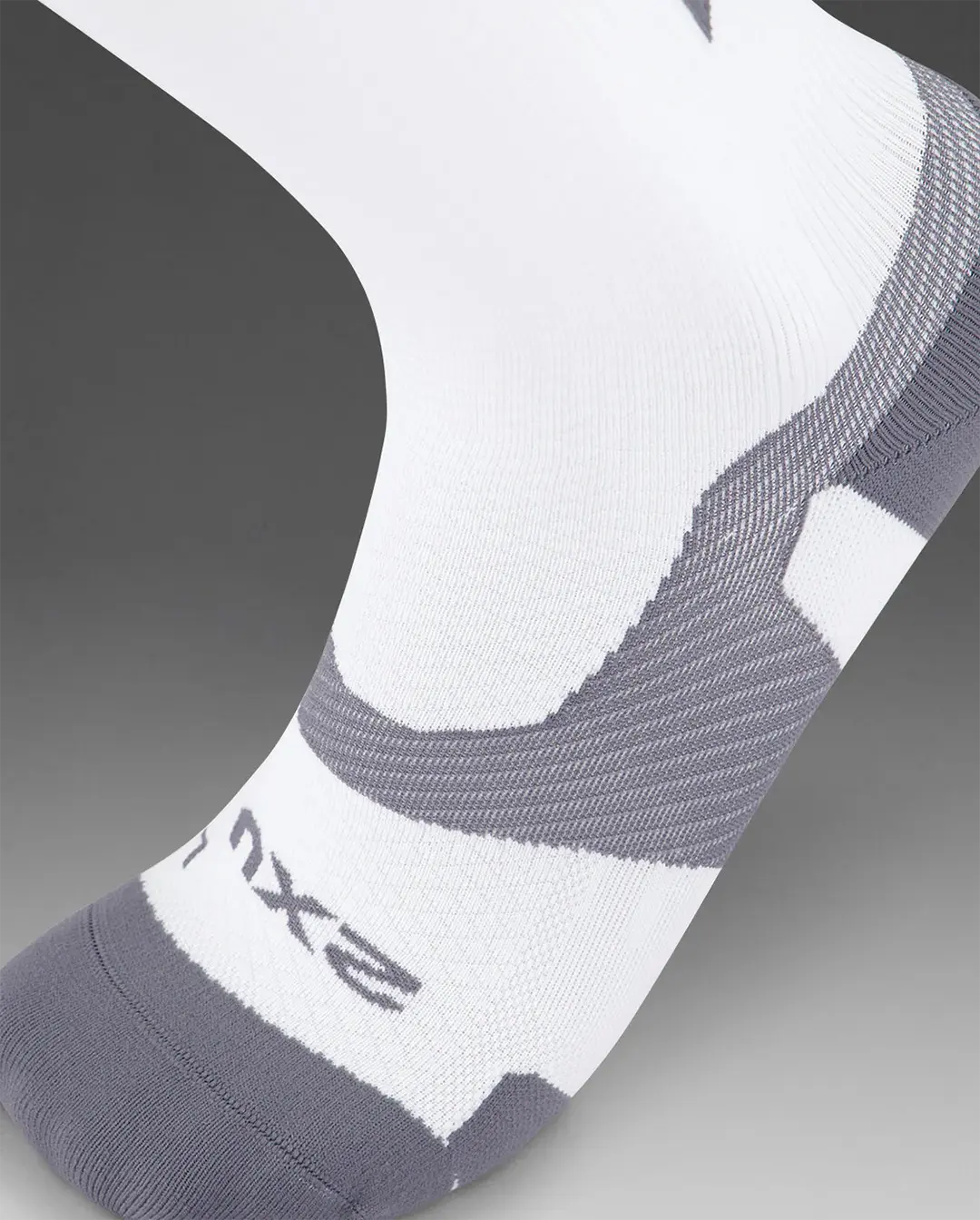 2XU Unisex's Vectr Light Cushion FullLength - White/Grey