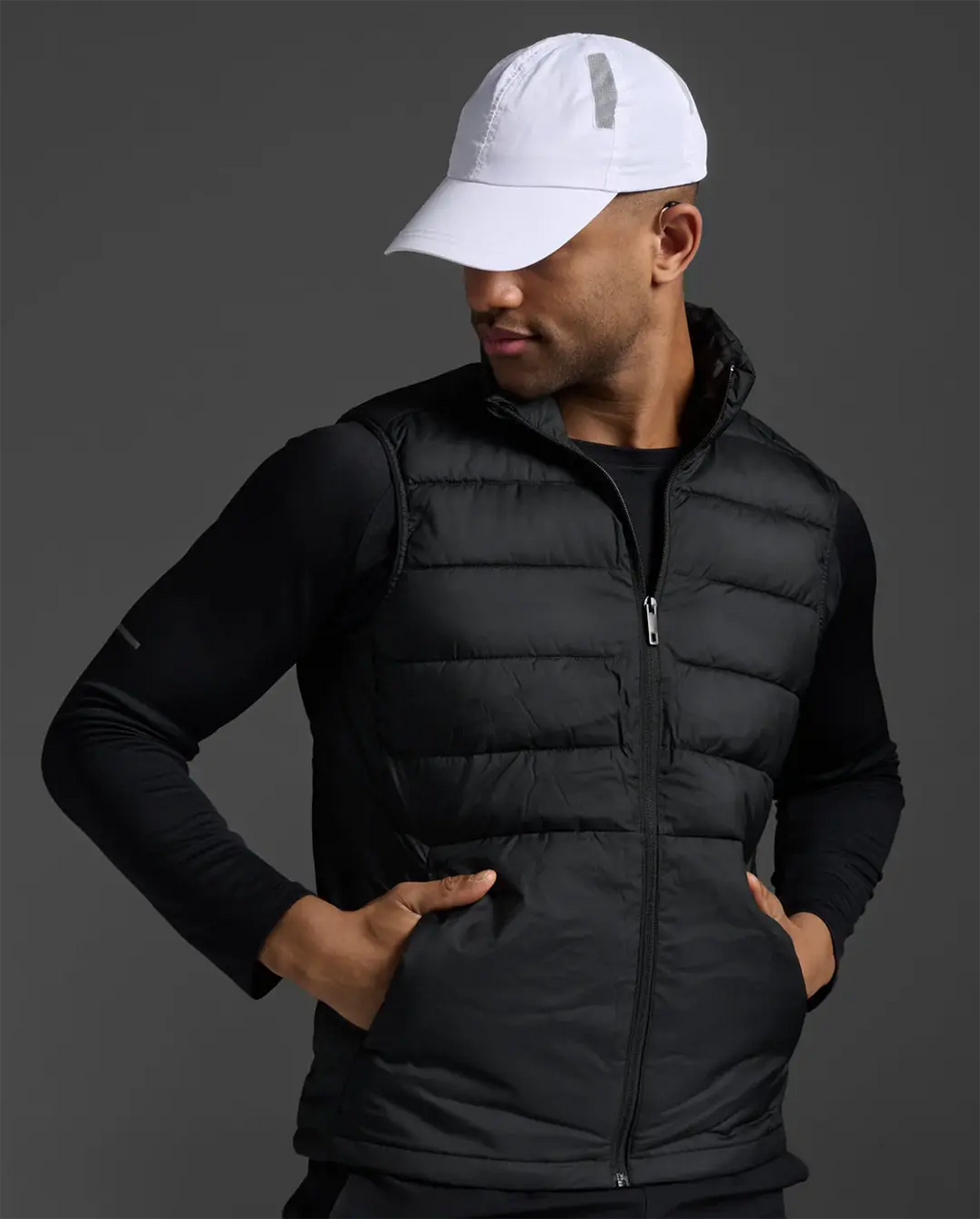 2XU Unisex's Run Cap - White/White