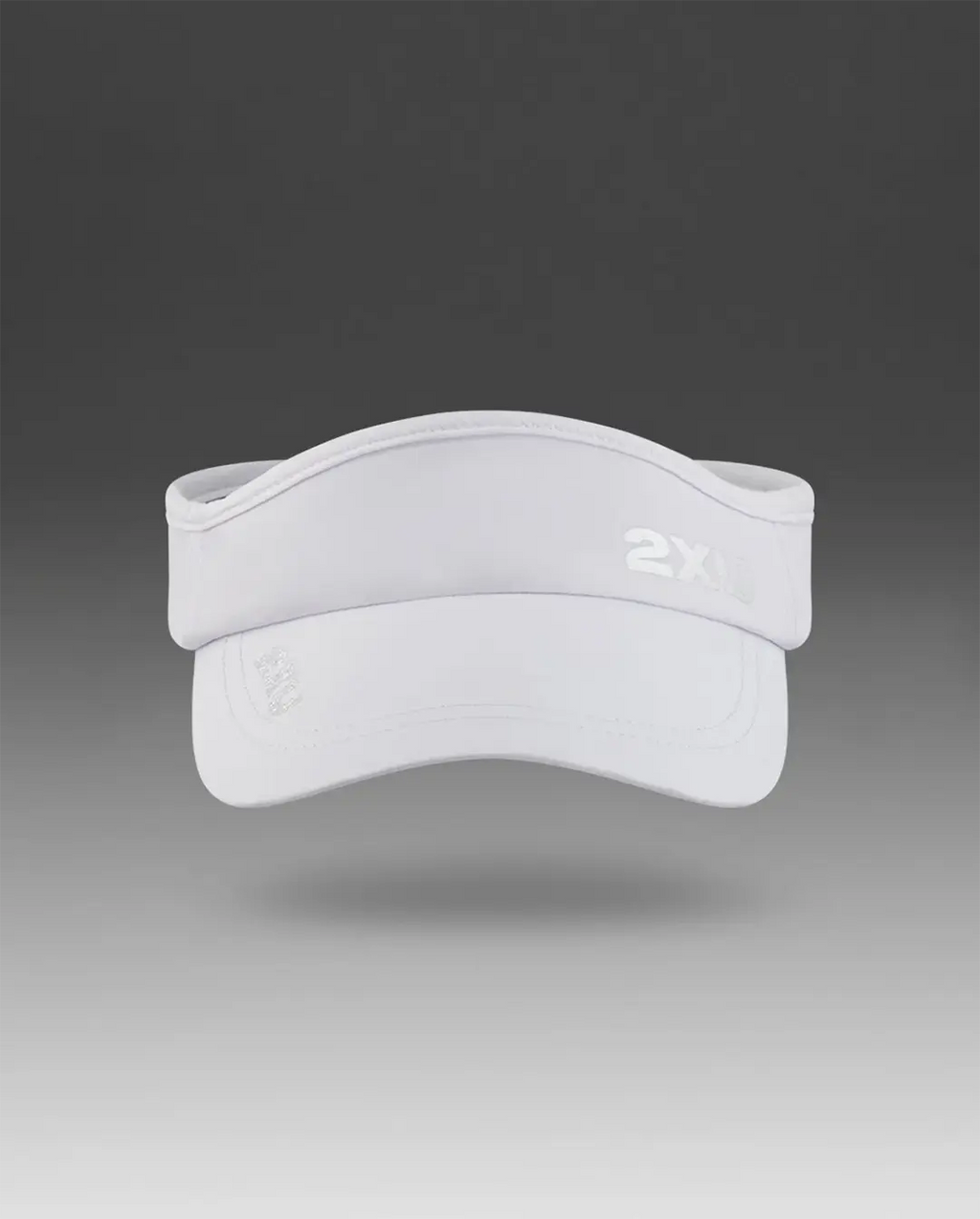 2XU Unisex's Run Visor - White/White