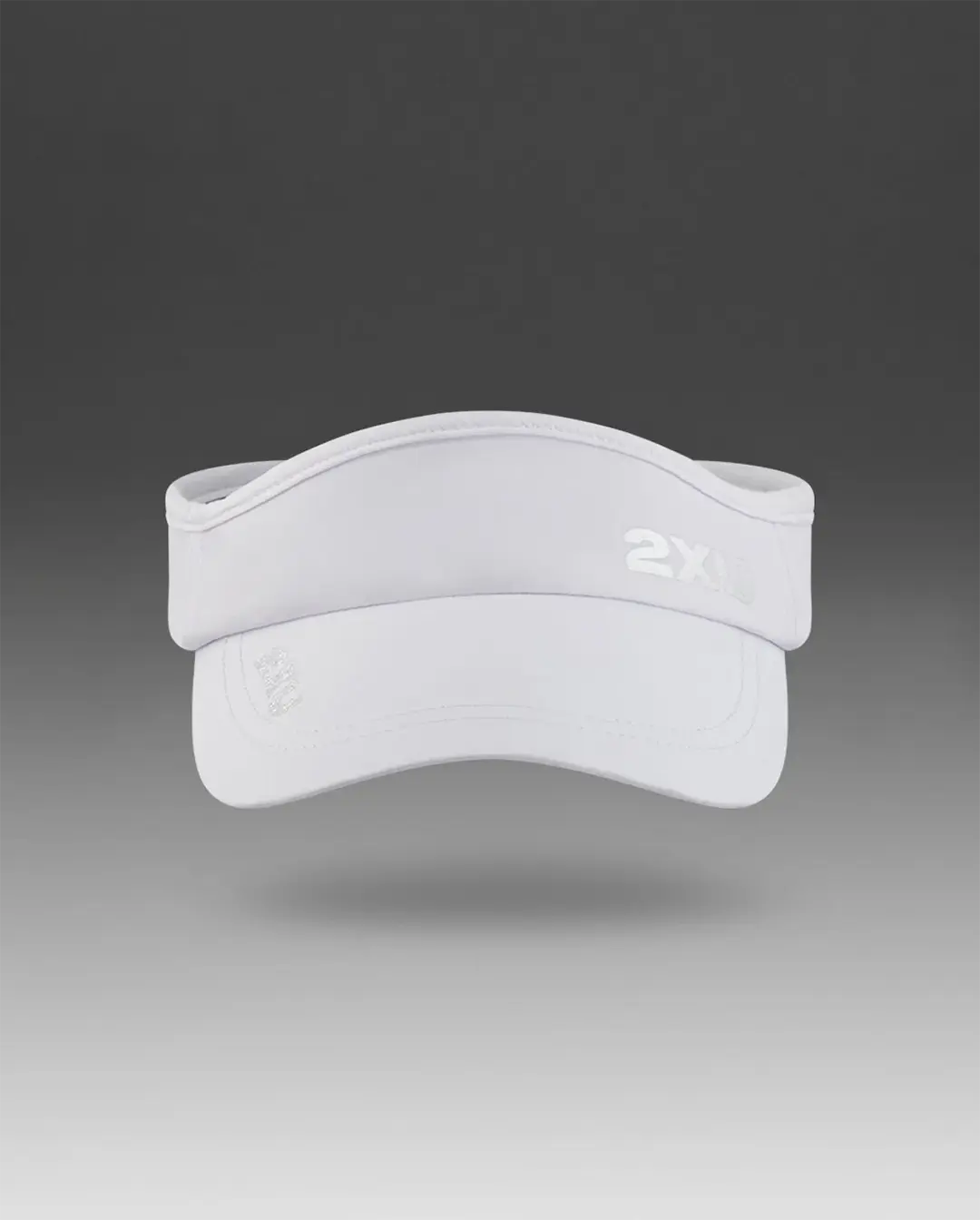 2XU Unisex's Run Visor - White/White