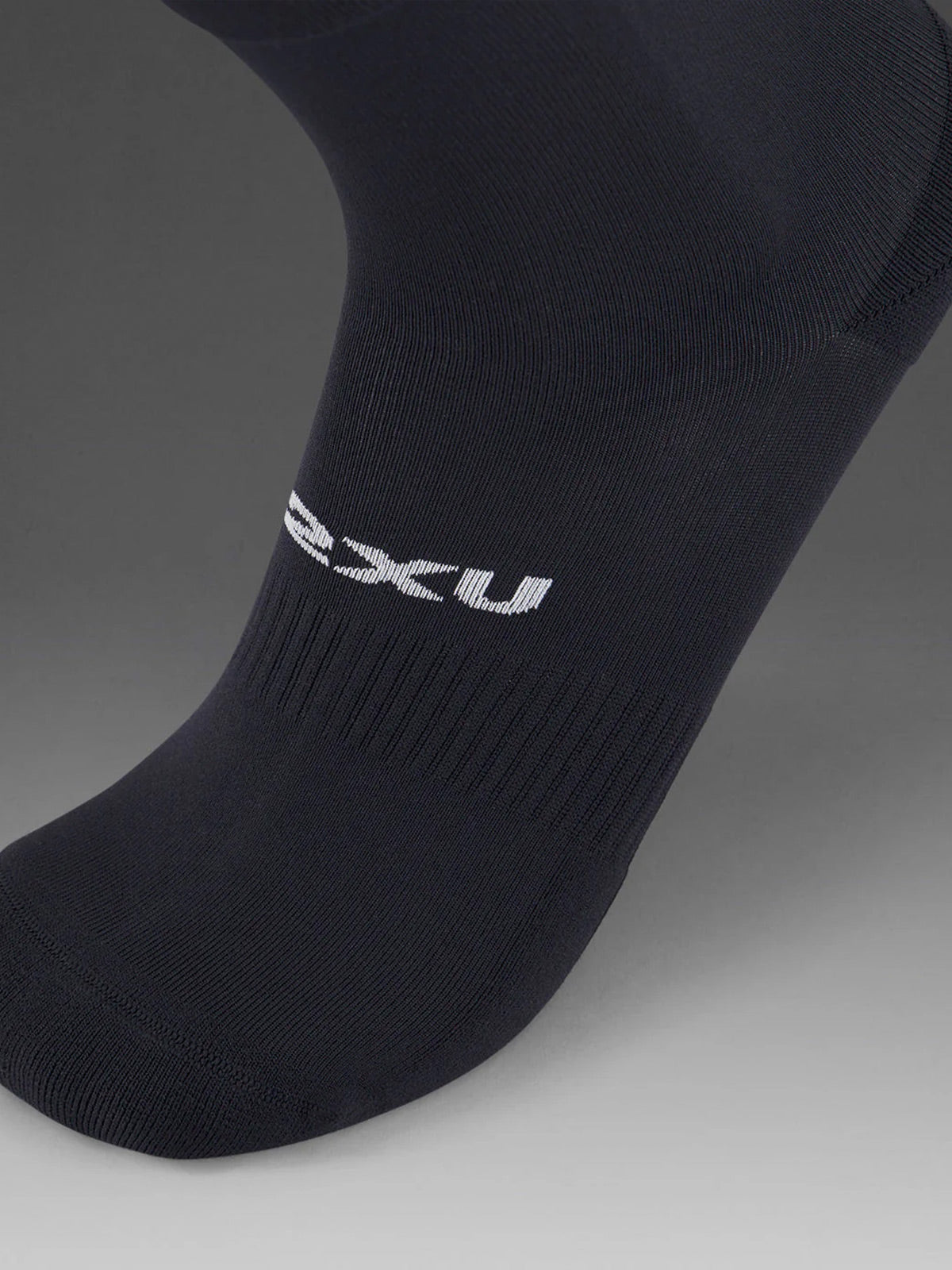 2XU Unisex's Crew Socks 3 Pack - Black/White