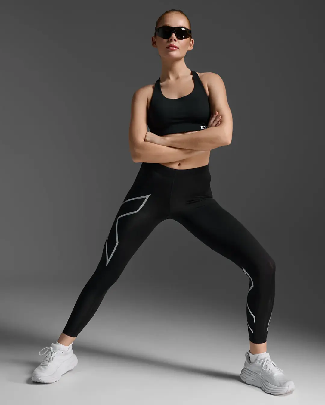 2XU Women's Core Compression Tights - Black/Silver