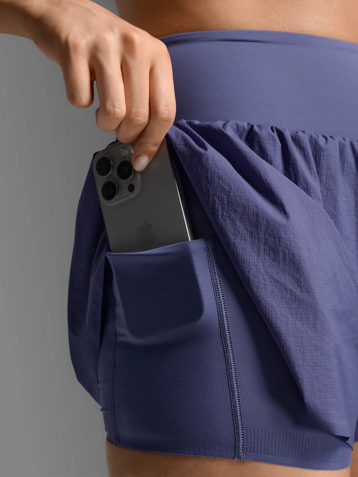 2XU Women's Aero Hi-Rise2-in-1 3Inch Shorts - Future Dusk/Future Dusk Reflective