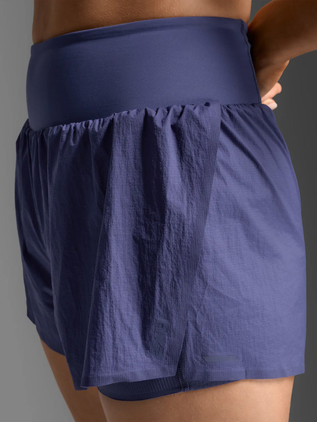 2XU Women's Aero Hi-Rise2-in-1 3Inch Shorts - Future Dusk/Future Dusk Reflective