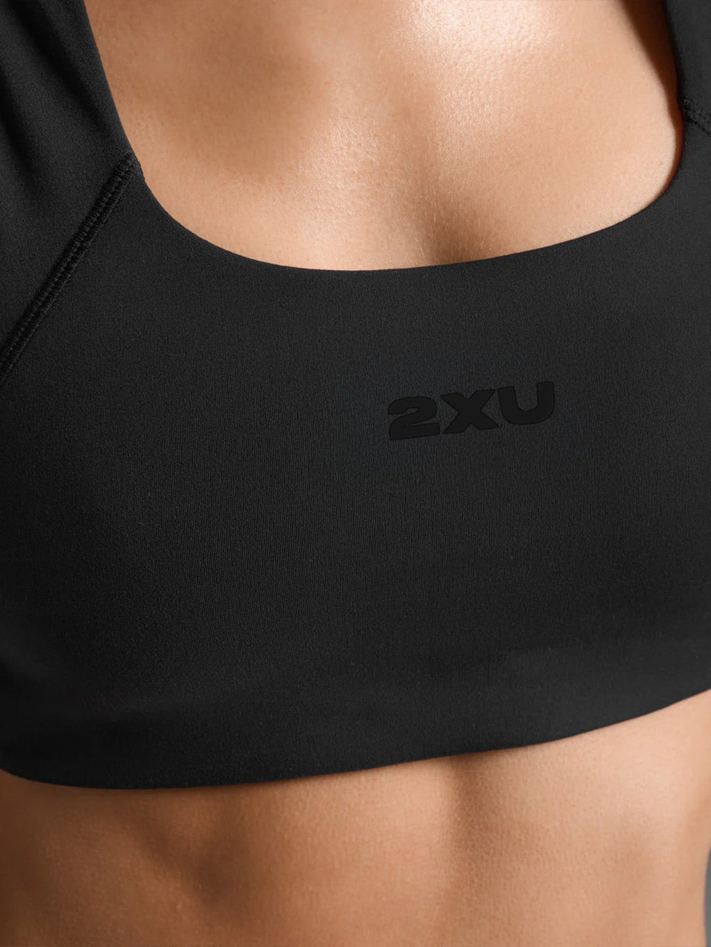 2XU Women's Form Racerback Medium Impact Bra - Black/Black